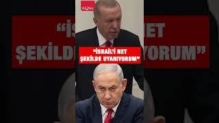 Cumhurbaşkanı Erdoğan İsraili net şekilde uyarıyorum #shorts #erdoğan #israil