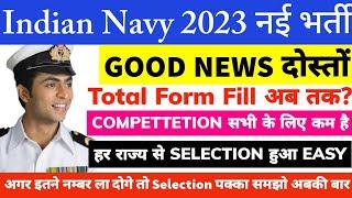 Indian Navy SSR MR Bharti 012023  Total Form Fill अब तक  State wise Competition बहुत कम  SSR MR