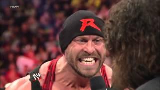 Mick Foley confronts Ryback Raw April 22 2013
