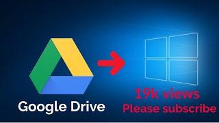 How to download and install google drive on windows 10-2020