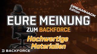 Eure Meinung zum Backforce One von der Dreamhack  Hochwertige Materialien