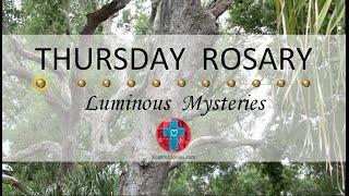 Thursday Rosary • Luminous Mysteries of the Rosary  July 18 2024 VIRTUAL ROSARY - MEDITATION