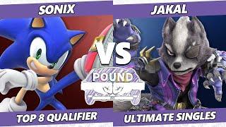 Pound 2022 Top 8 Qualifier - Jakal Wolf Vs. Sonix Sonic SSBU Smash Ultimate Tournament