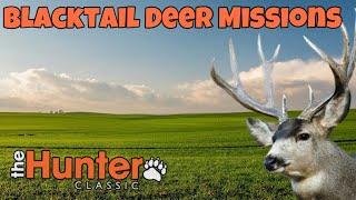 the hunter classic Blacktail Deer Missions Охота на Колумбийский оленя Выполняем миссий