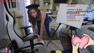 IRL - Poki nippslip Pokimane