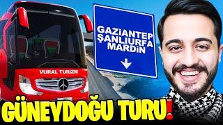 EKİPLE MEMLEKETLERİMİZE GİTTİK OTOBÜSLE GÜNEYDOĞU TURU Bus Simulator Ultimate #7