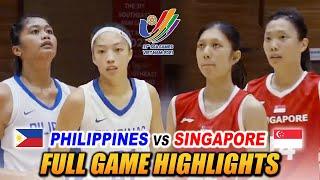 SEA GAMES Gilas Pilipinas Women vs Singapore “BLOWOUT WIN”  FULL GAME HIGHLIGHTS  MAY 21 2022