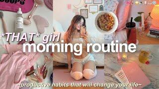 *THAT GIRL* 7am winter morning routine ️cozy & productive