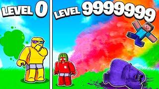 Upgrading to MAX LEVEL in Fart Simulator Roblox