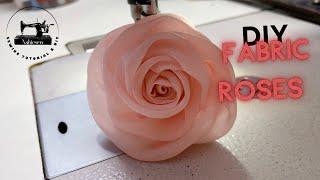  DIY FABRIC ROSES  How to make handmade fabric flowers easy and beautiful  Nabiesew