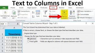 What is Text to Column Delimited in MS Excel  latest 2022