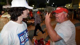 Trump Supporter Freaked Out