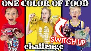 Eating Only ONE Color of Food for 24 Hours WITH A SWAP TWIST