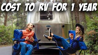 COST OF LIVING IN AN RV FOR 1 YEAR - Its not that much..