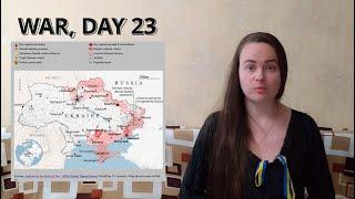 War in Ukraine day 23 Dnipro  The spring has met us in a wrong place