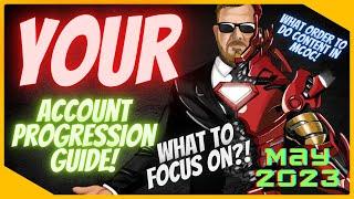 YOUR Account Progression Guide May 2023 What Order To Do Content In What To Focus On And More