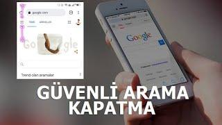 Google Güvenli arama ayarları nasıl yapılır? Google aile filtresi  Güvenli arama kapatma