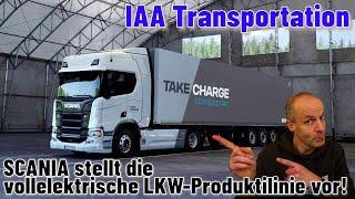 IAA Transportation SCANIA stellt die vollelektrische LKW-Produktlinie vor