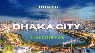 Aerial View of Dhaka City Bangladesh  4K Drone Footage