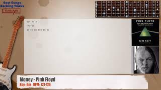  Money - Pink Floyd Guitar Backing Track with chords and lyrics