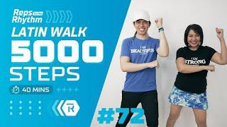 FUN LATIN WALK with MOM 5000 Step Workout • Walking Workout #72 • Keoni Tamayo