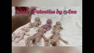 Mini Silicone Babies Reborn by Cutie Patooties by Ana