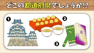 【都道府県クイズ 全10問】3つのヒントから都道府県名を連想しよう【高齢者向け】