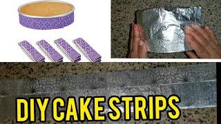 DIY CAKE BAKING STRIPHOMEMADE CAKE STRIPCAKE STRIP WITH FOILCAKE STRIP