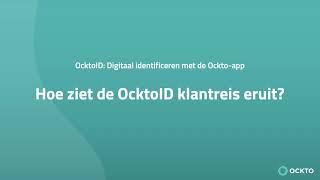 Demo digitaal identificeren met OcktoID in de Ockto-app