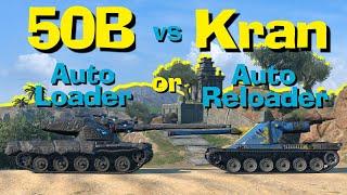 WOT Blitz Face Off   AMX 50 B vs Kranvagn