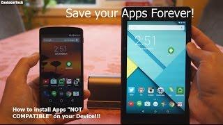 How to install incompatible Apps on Android - APK Extractor