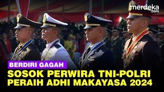 Berdiri Gagah Depan Jokowi Sosok Perwira TNI Polri Peraih Adhi Makayasa 2024