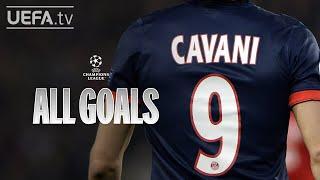 All #UCL Goals EDINSON CAVANI