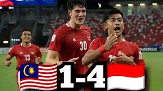 AFF Suzuki Cup 2020 Full Match Malaysia  1-4  Indonesia