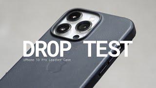 Apple iPhone 13 Pro Leather Case - Drop Test