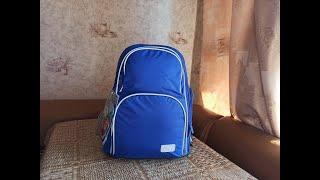 Обзор Рюкзак полукаркасный школьный Kite Education Smart 38 x 28 x 15 см 16-25 л Синий из Rozetka