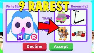 Trading for 9 RAREST VEHICLES in Adopt Me