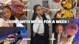 REALISTIC LIVING WMY BOYFRIEND FOR A WEEK  bowling cook w us painting store runs more