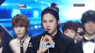 【HD繁中字】110805 Super Junior - Super Man Intro @ Comeback Stage