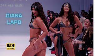 New Diana Lapo in slow motion  Miami Swim Week-The Shows  4k Slow Motion