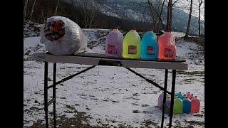 300 Blackout 16 compared to an 8 milk jug test PT2. 168 grain ELD-M and Nosler ABLR