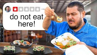 I ate the WORST Rated SUSHI in my area