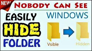 How to Hide Folder in Windows 10  8  7  Helpful Guide