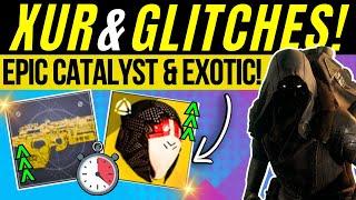 New XUR EXOTIC Loot & CATALYST Do Farm GLITCH NOW Nightfall Ciphers Class Items Sep 13 Destiny 2