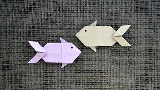 Nice Paper FISH Origami  Tutorial DIY by ColorMania