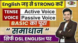 Time & Tense  Active & Passive Voice  Basic to Advance English Grammar Learning By Dharmendra Sir