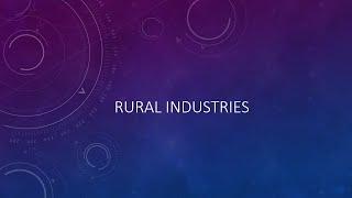 Rural Industries