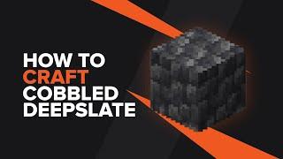 How to make Cobbled Deepslate in Minecraft