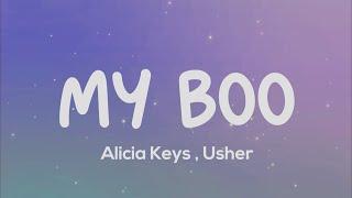 Usher Alicia Keys - My Boo   Lyrics 