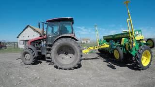 Транспортировка трактором Сеялка зерновая прямого посева Harvest NoTill 4.2  Агро-Ресурс г Липецк